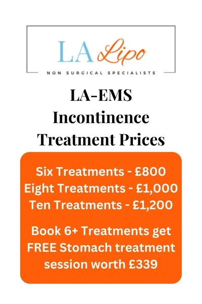LA-EMS Incontinence Treatment Prices Stockport