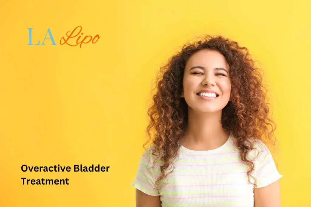 woman smiling about overactive bladder treatment Stockport solutions